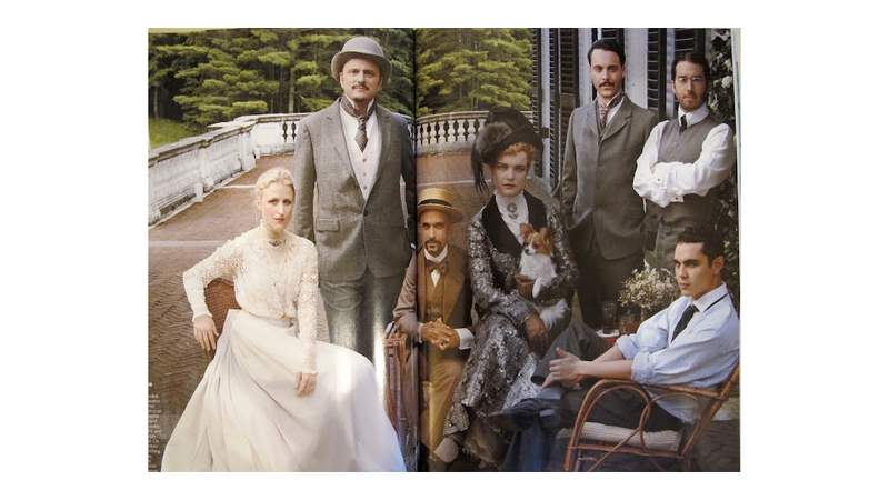 Illustration for article titled Vogue Dressed Up Jeffrey Eugenides and Junot Diaz for an Edith Wharton Spread